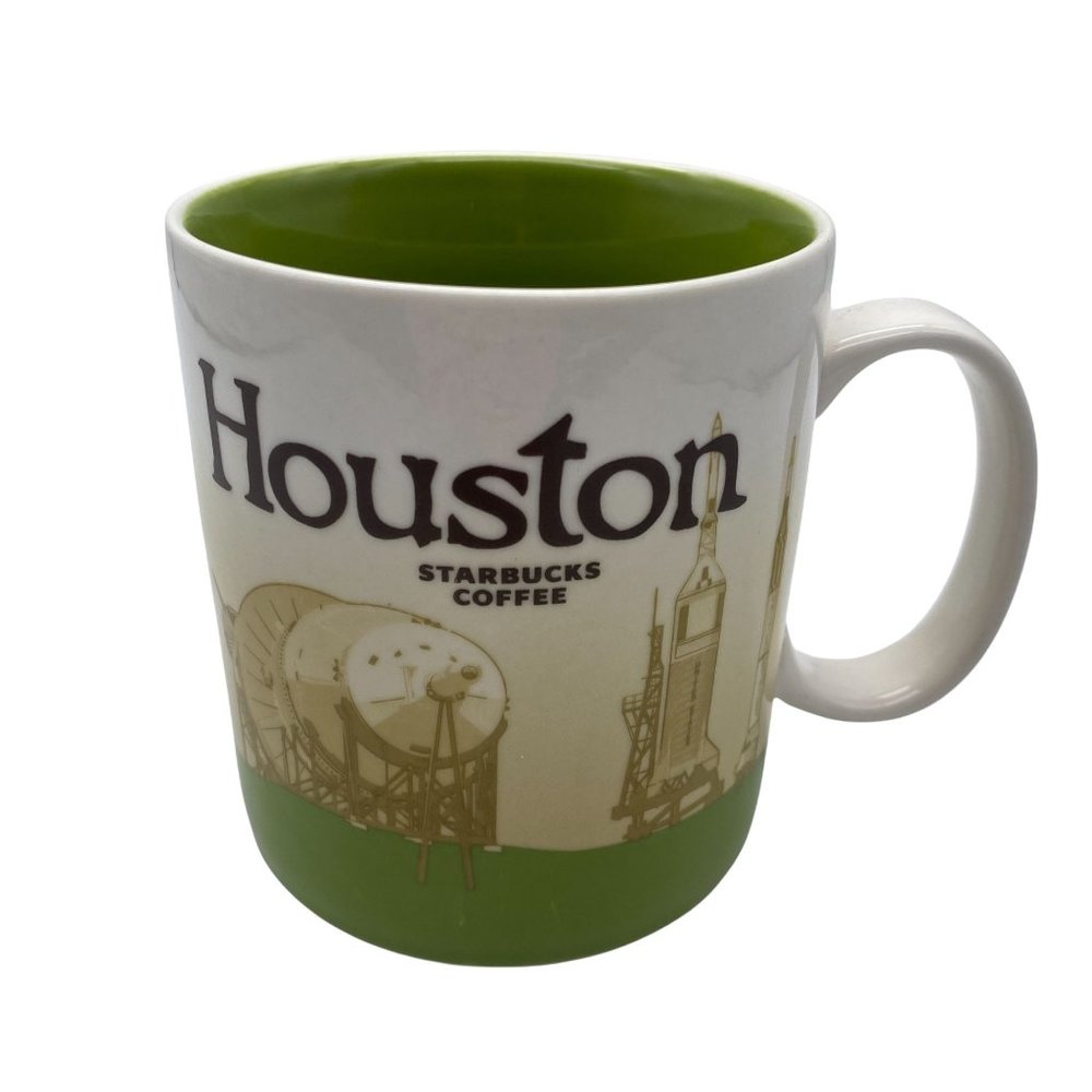Starbucks Houston Global Icon Collectors Series coffee mug cup 2008 16fl oz